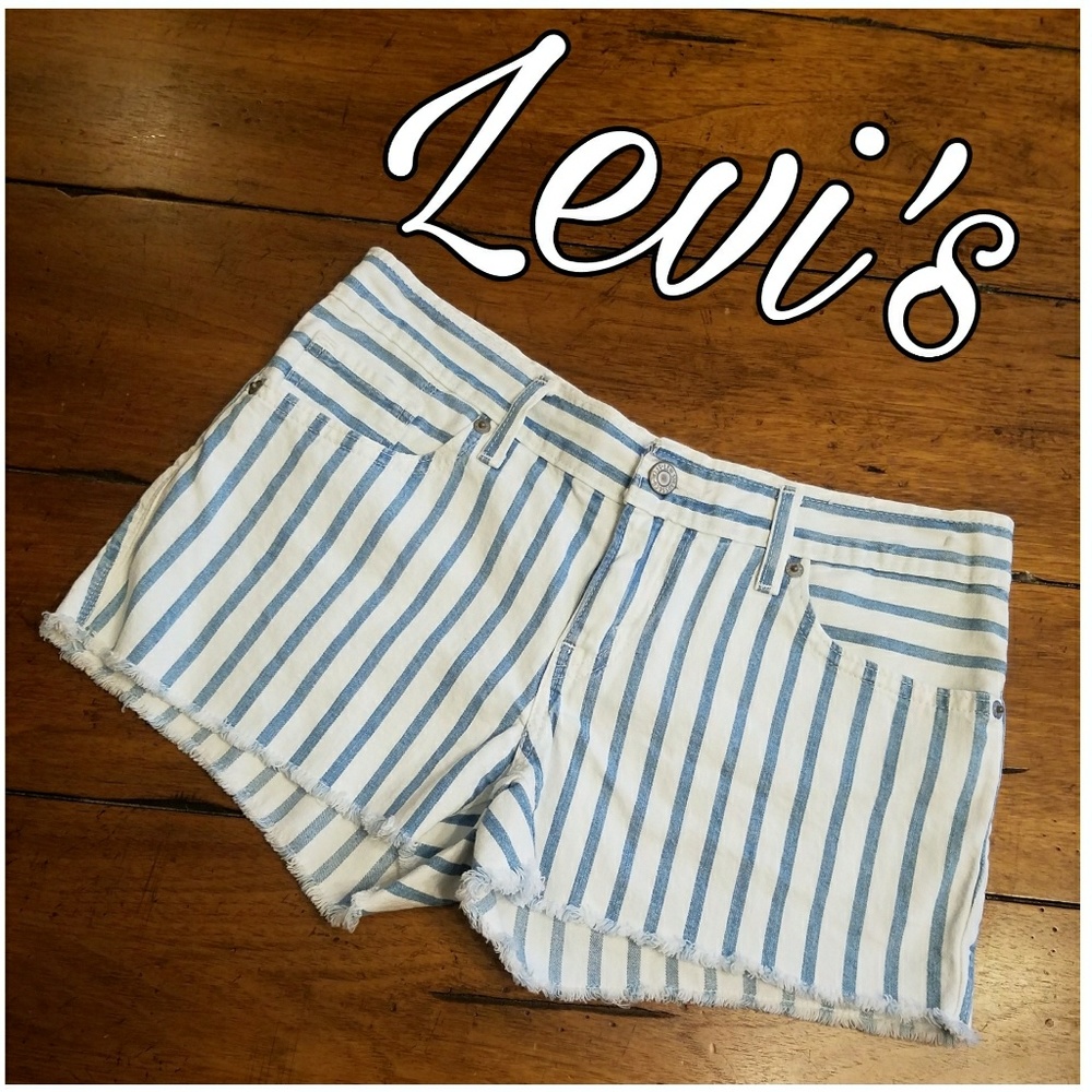 Levis shorts striped size 5 - Picture 1 of 7